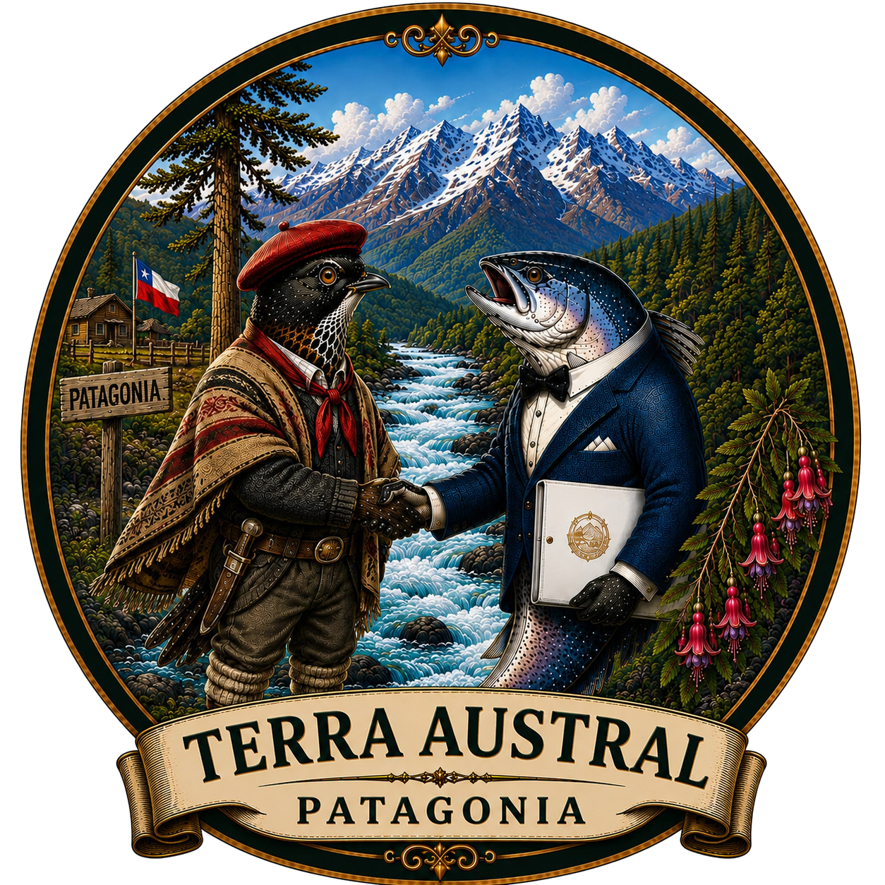 Emblema Terra Austral Patagonia